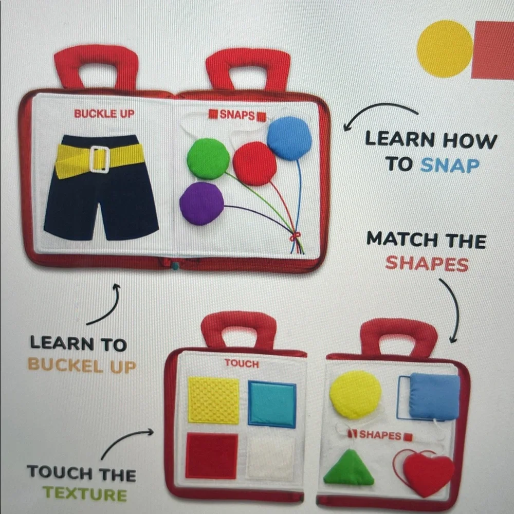Toddler My Quiet Book Soft Busy Book for Travel